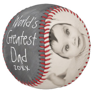 Worlds Greatest Dad - Fathers Day Personalized Softball