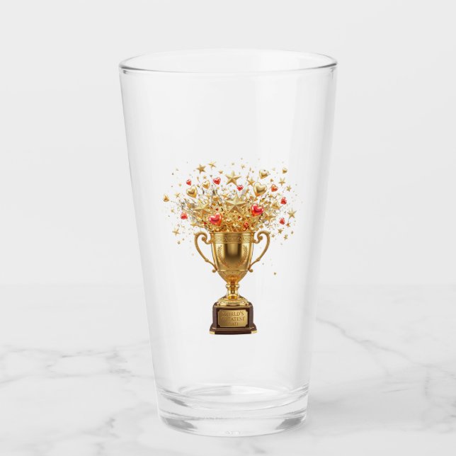 World's Greatest DAD Glass (Front)