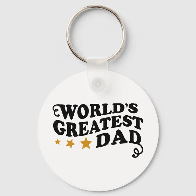 World's Greatest Dad Keychain (Front)
