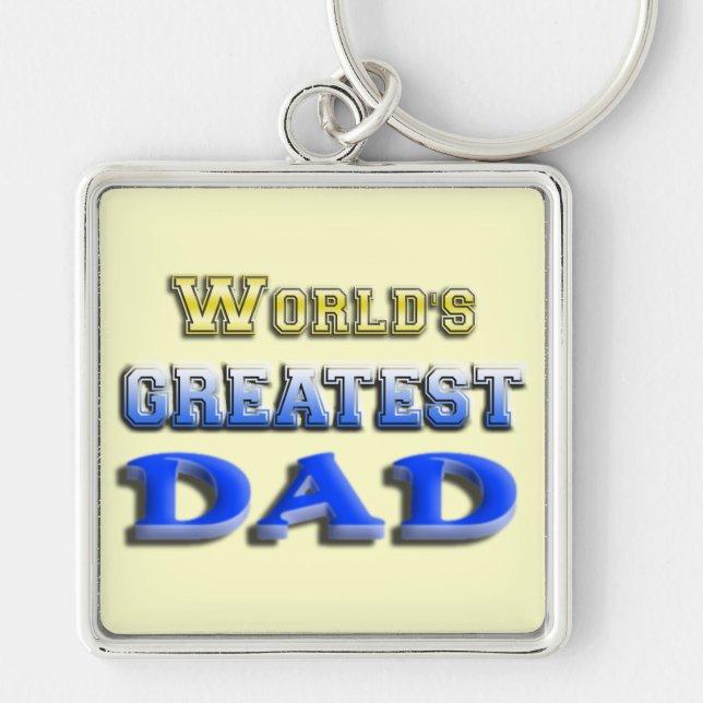 World's Greatest Dad Keychain (Front)