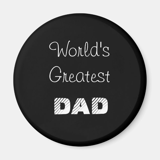 World's Greatest Dad Magnet (Front)