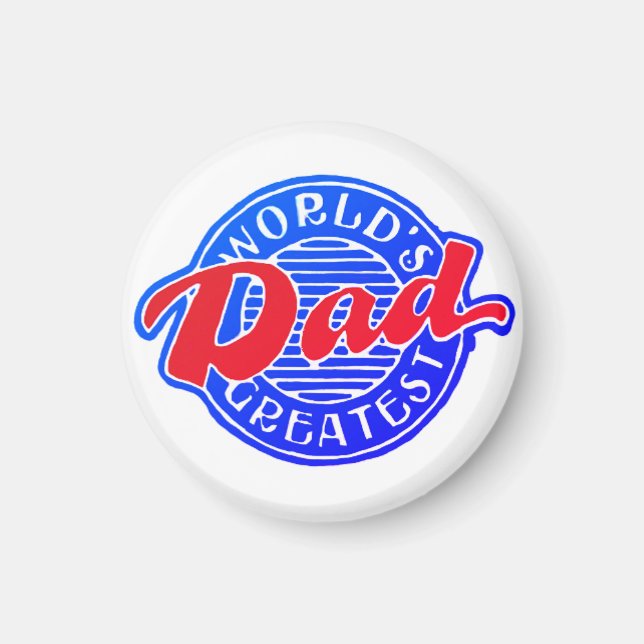 World's greatest Dad Magnet (Front)