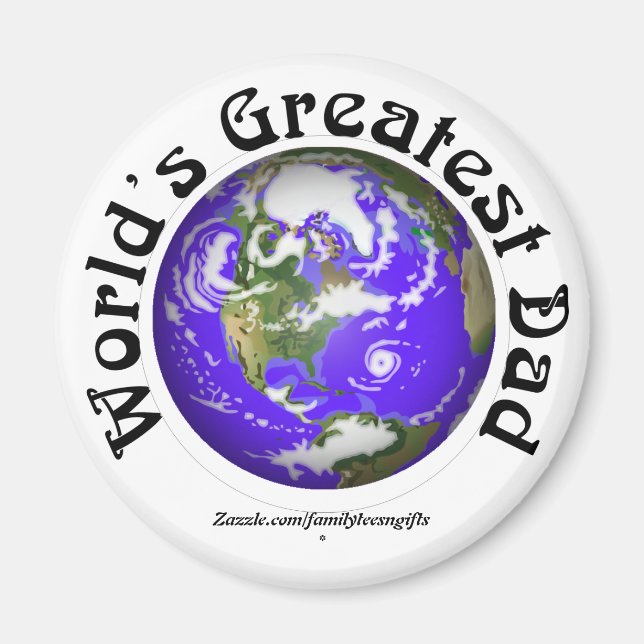 Worlds Greatest Dad! Magnet (Front)