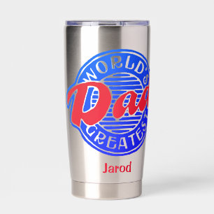 World's greatest Dad personalized Insulated Tumbler