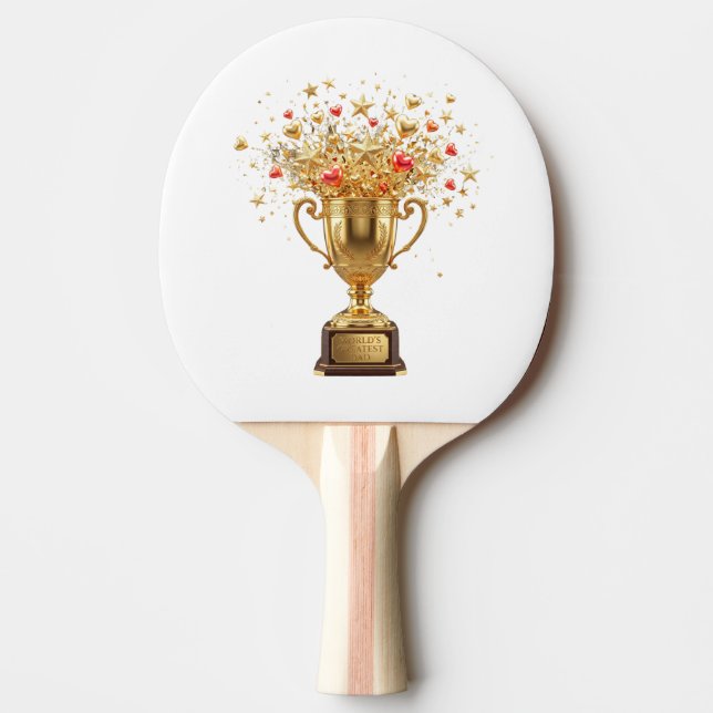 World's Greatest DAD Ping Pong Paddle (Front)
