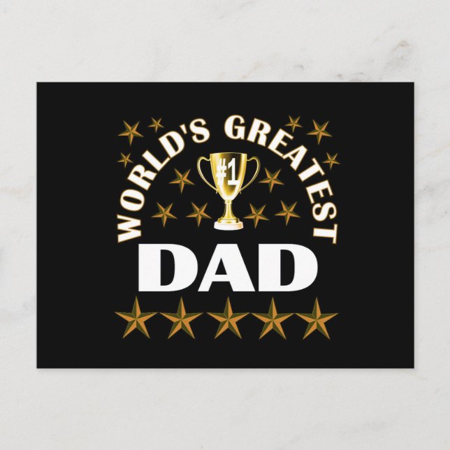 worlds-greatest-dad postcard (Front)