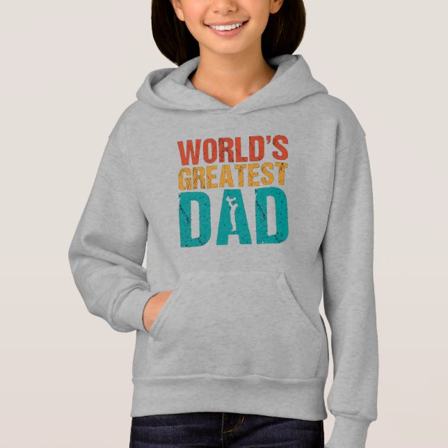 World's Greatest Dad Retro Grunge Design (Front)