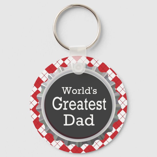 World's Greatest Dad - SRF Keychain (Front)