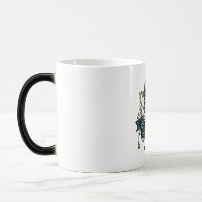 World's Greatest Dad Trophy Award Design Magic Mug (Left)