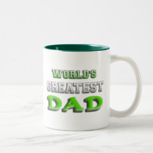 World's Greatest Dad Two-Tone Coffee Mug