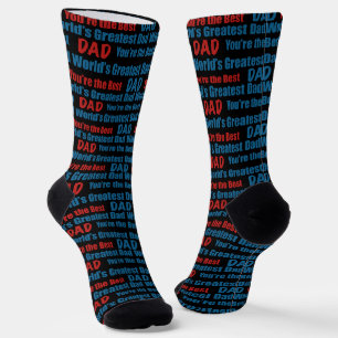 World's Greatest Dad You're the Best Socks