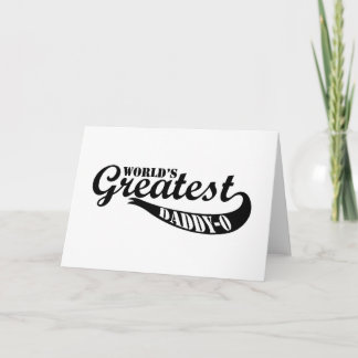 World's Greatest Daddy-O Card