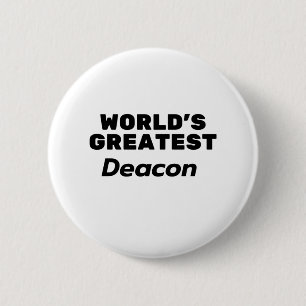 World's greatest Deacon 2 Inch Round Button