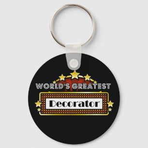 World's Greatest Decorator Keychain