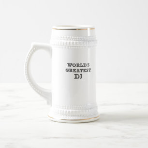 WORLD'S GREATEST DJ BEER STEIN