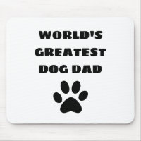 World's Greatest Dog Dad Custom Text Personalized