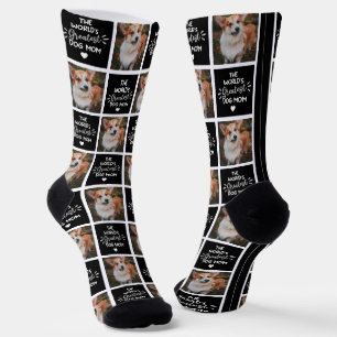 World's Greatest Dog Mom Picture Socks