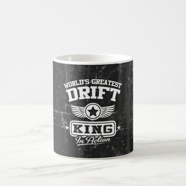 World's Greatest Drift King In Action Coffee Mug (Center)