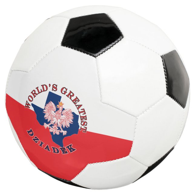 World's Greatest Dziadek Soccer Ball (Three Quarter)