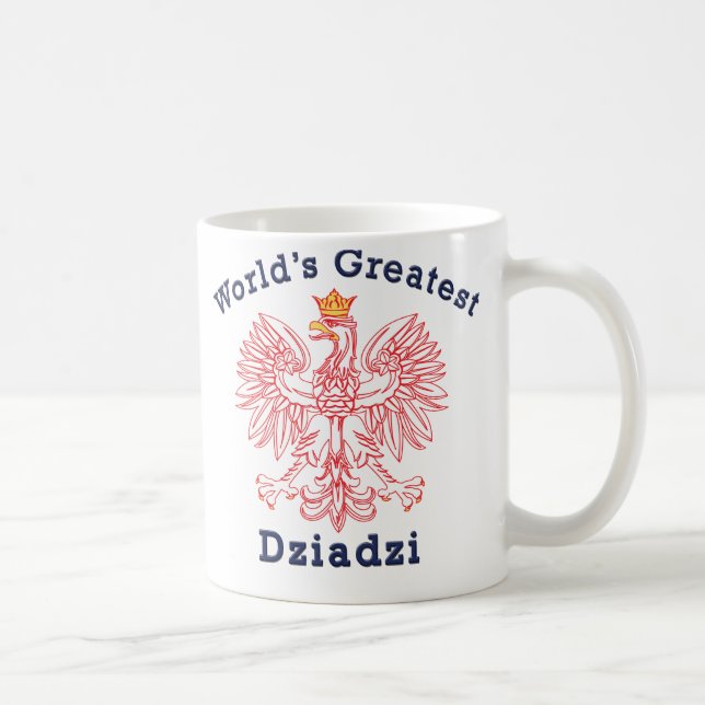 World's Greatest Dziadzi Eagle Coffee Mug (Right)