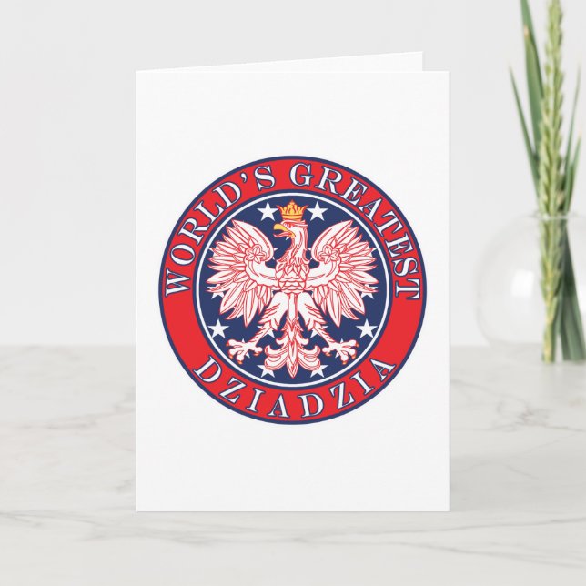 World's Greatest Dziadzia Card (Front)