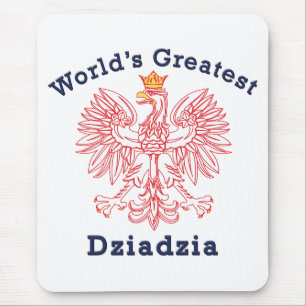 World's Greatest Dziadzia Eagle Mouse Pad