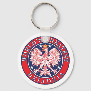 World's Greatest Dziadzia Keychain