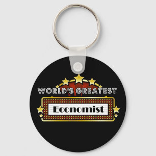 World's Greatest Economist Keychain