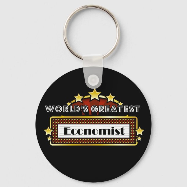 World's Greatest Economist Keychain (Front)