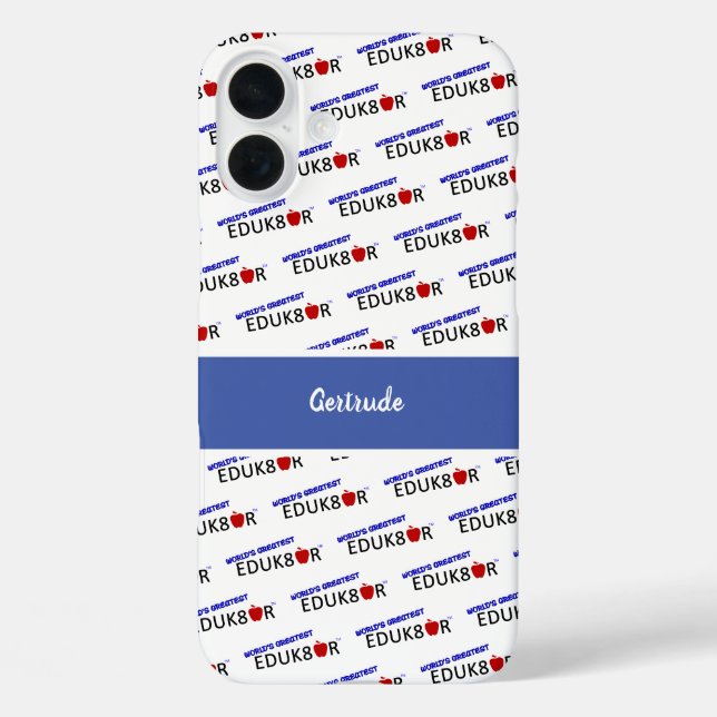World's Greatest Educator Case-Mate iPhone Case (Back)
