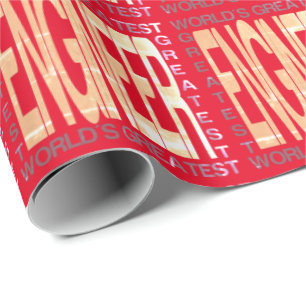 Worlds Greatest Engineer Wrapping Paper