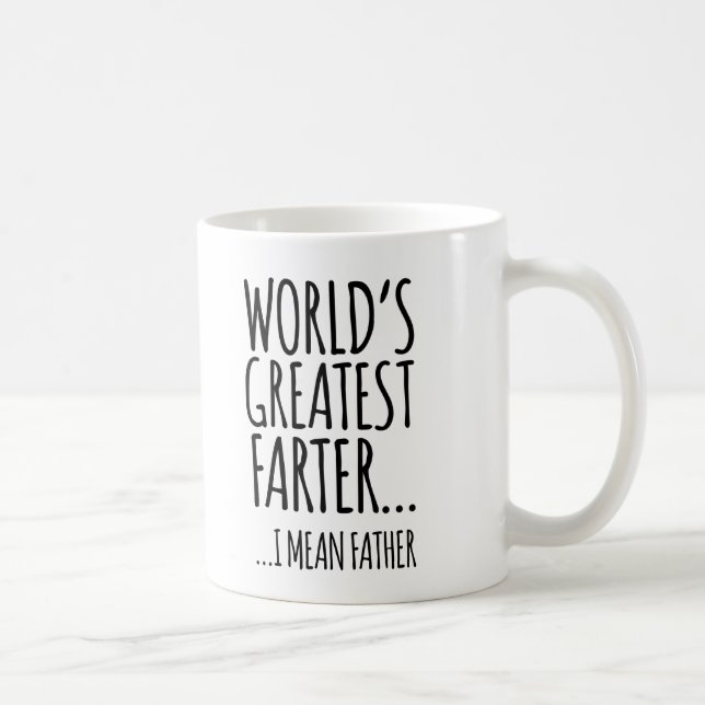 World's Greatest Farter Coffee Mug (Right)