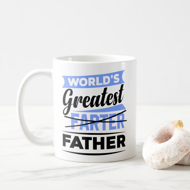 World's Greatest Father Coffee Mug (With Donut)