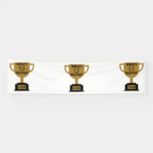 World's Greatest Father's Day 2.5x10 Vinyl Banner