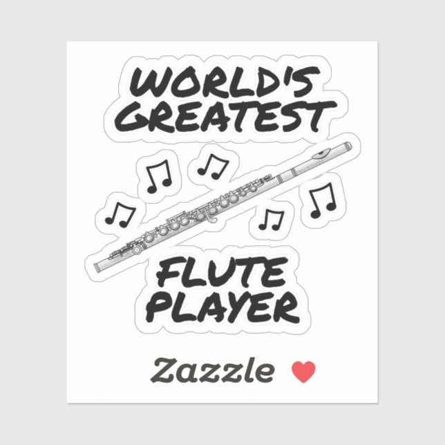 World's Greatest Flute Player, Flutist Funny (Sheet)