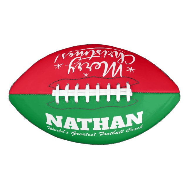 World's Greatest Football coach Christmas gift (Front)