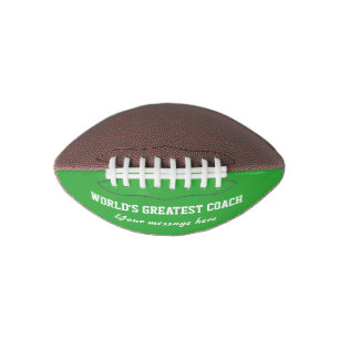 World's Greatest Football coach   Custom ball gift