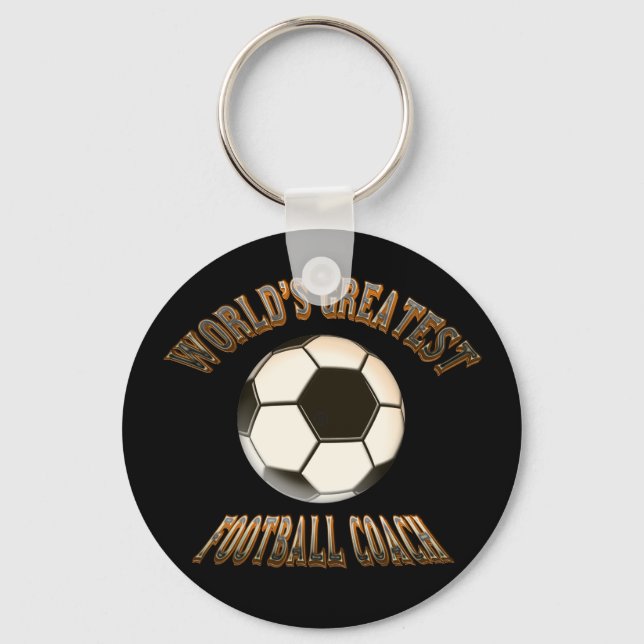 World's Greatest Football Coach Keychain (Front)