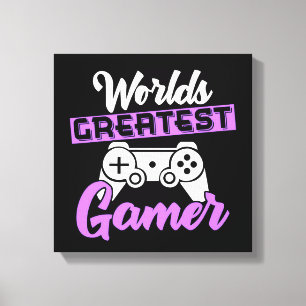 Worlds Greatest Gamer Canvas Print