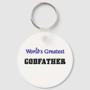 World's Greatest Godfather Keychain