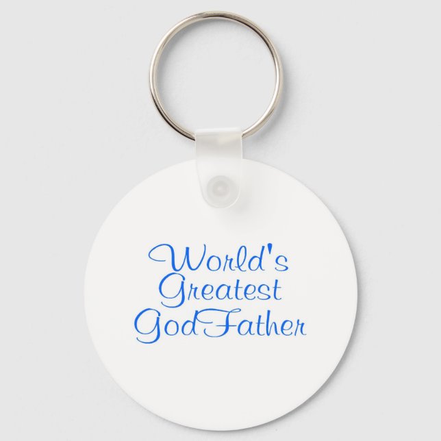 Worlds Greatest GodFather Keychain (Front)