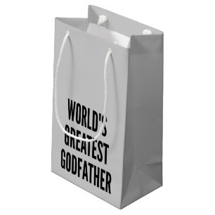 Worlds Greatest Godfather Small Gift Bag