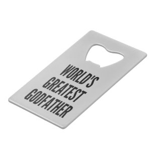 Worlds Greatest Godfather Wallet Bottle Opener