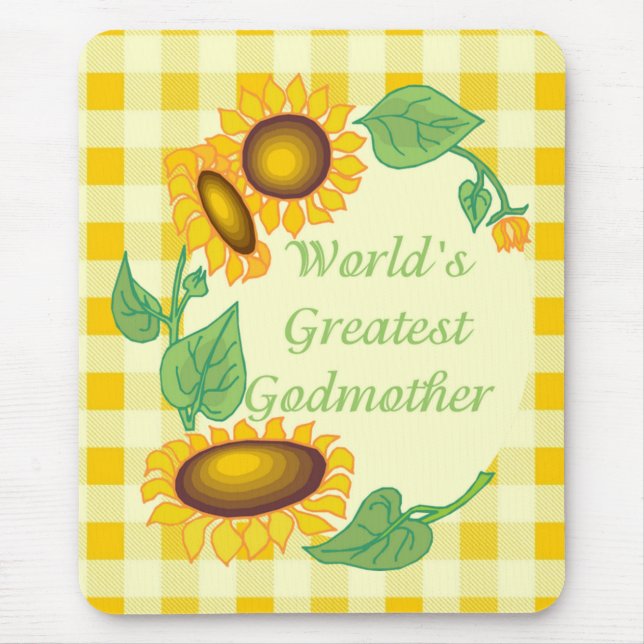World's Greatest Godmother Mouse Pad (Front)