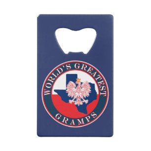 World's Greatest Gramps Credit Card Bottle Opener