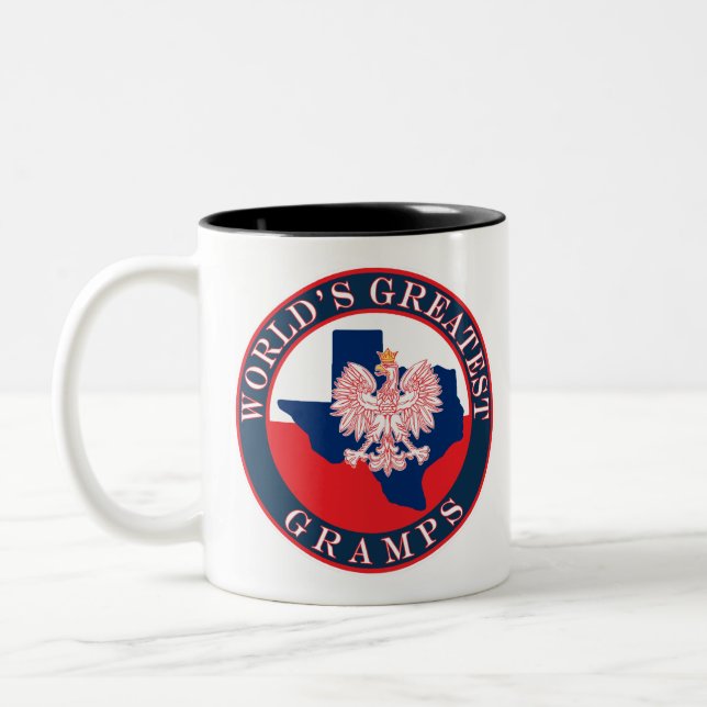 World's Greatest Gramps Two-Tone Coffee Mug (Left)