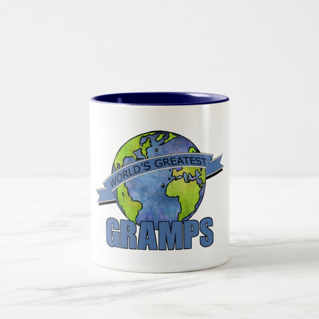 World's Greatest Gramps Two-Tone Coffee Mug (Center)