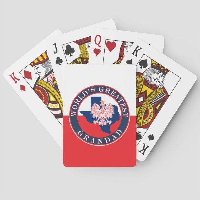 World's Greatest Grandad Playing Cards (Back)