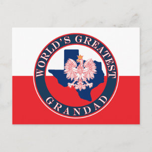 World's Greatest Grandad Postcard