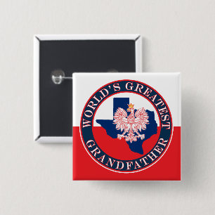 World's Greatest Grandfather 2 Inch Square Button